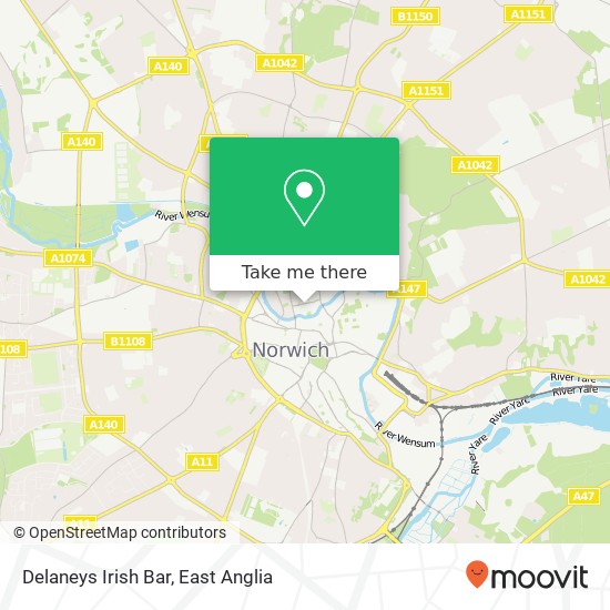 Delaneys Irish Bar map