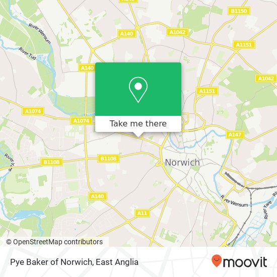 Pye Baker of Norwich, 132 Dereham Road Norwich Norwich NR2 3 map