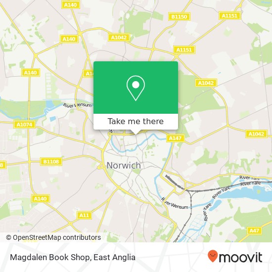 Magdalen Book Shop map