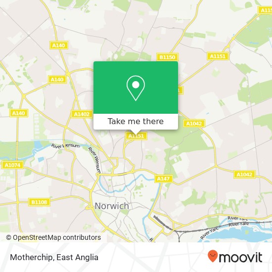 Motherchip, 100 Lawson Road Norwich Norwich NR3 4 map