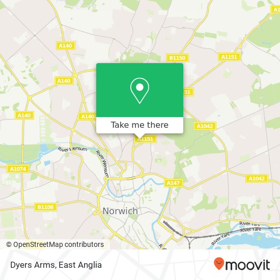 Dyers Arms map