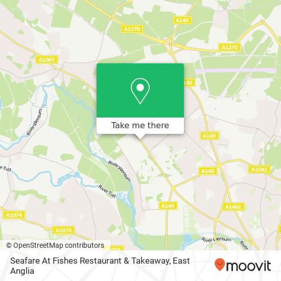 Seafare At Fishes Restaurant & Takeaway, 315 Drayton High Road Hellesdon Norwich NR6 5 map