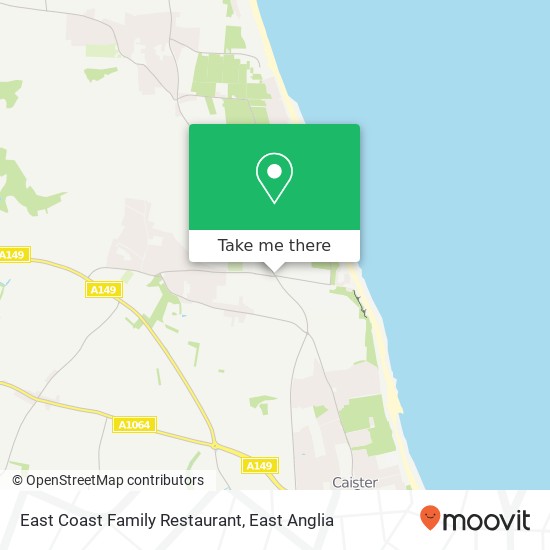 East Coast Family Restaurant, Scratby Road Scratby Great Yarmouth NR29 3 map