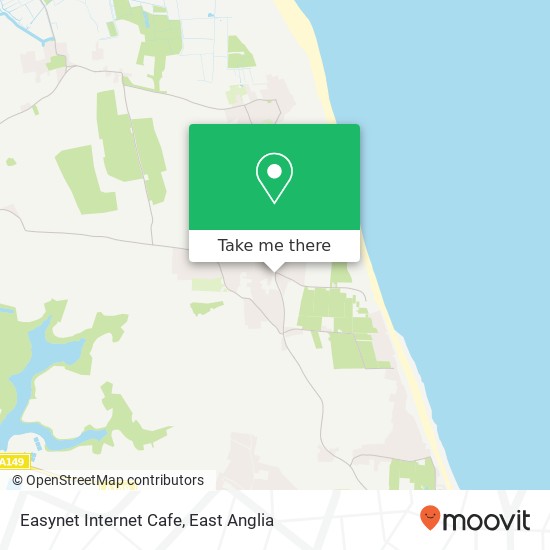 Easynet Internet Cafe, Kings Way Hemsby Great Yarmouth NR29 4 map