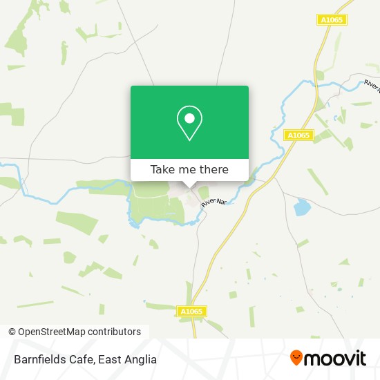 Barnfields Cafe map