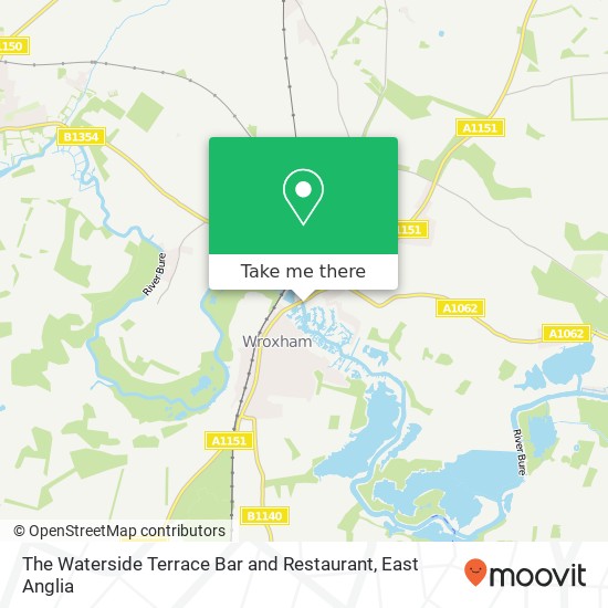 The Waterside Terrace Bar and Restaurant, Hoveton Norwich NR12 8 map