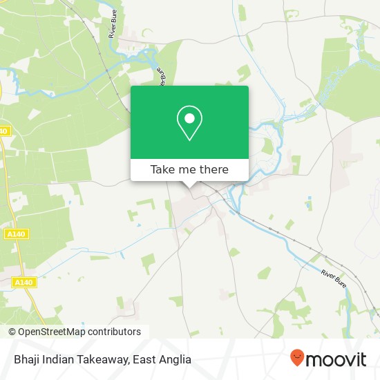 Bhaji Indian Takeaway, Aylsham Road Buxton Norwich NR10 5EX map