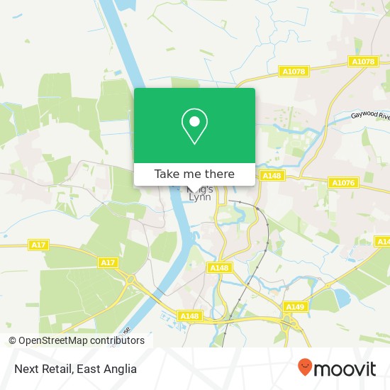 Next Retail, 82 High Street King's Lynn King's Lynn PE30 1BL map
