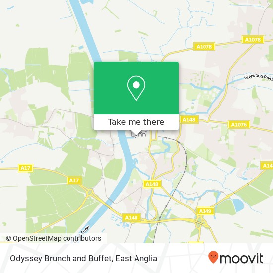 Odyssey Brunch and Buffet, 5 New Conduit Street King's Lynn King's Lynn PE30 1JY map