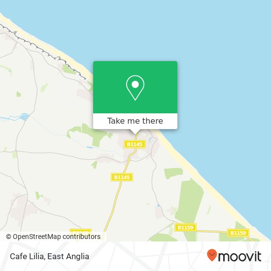 Cafe Lilia, 3 Station Road Mundesley Norwich NR11 8 map