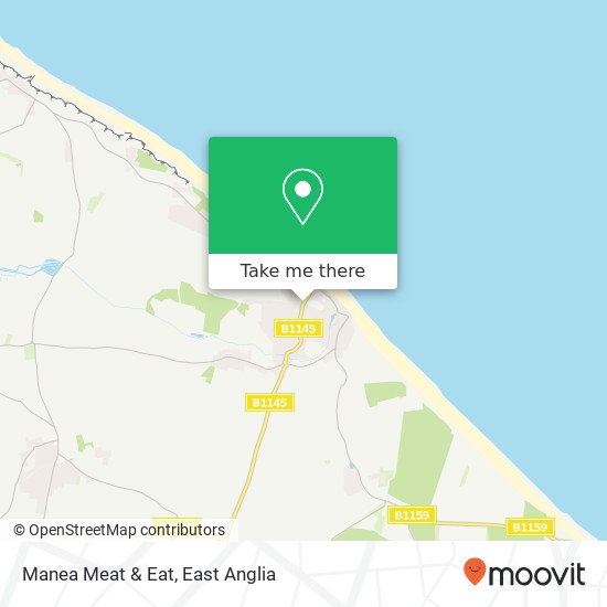 Manea Meat & Eat, Mundesley Norwich NR11 8 map