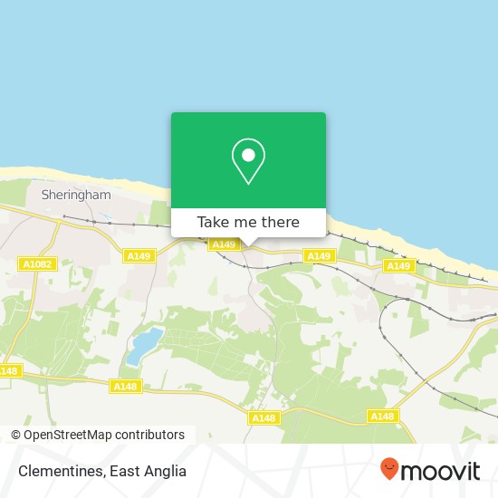 Clementines, Cromer Road West Runton Cromer NR27 9AD map