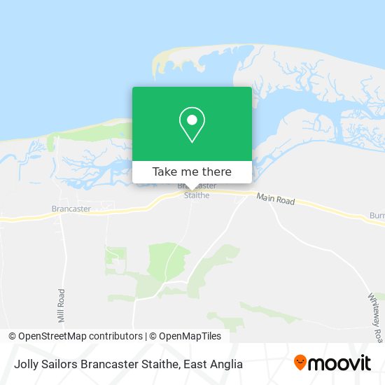 Jolly Sailors Brancaster Staithe map