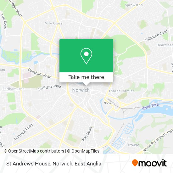 St Andrews House, Norwich map