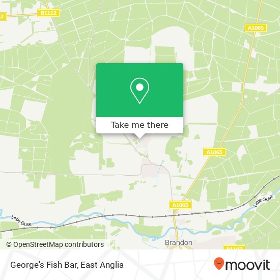 George's Fish Bar map
