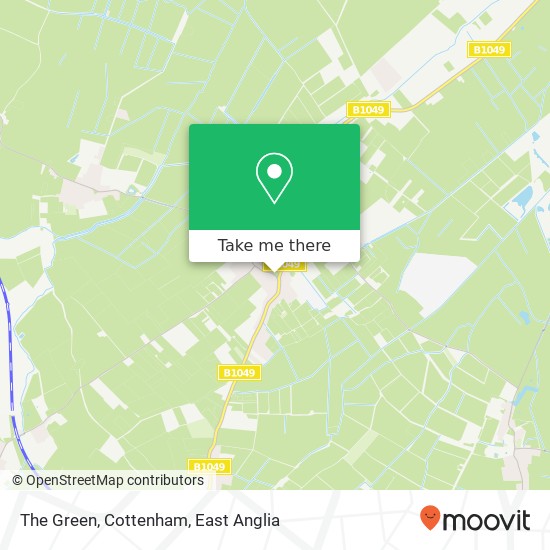 The Green, Cottenham map