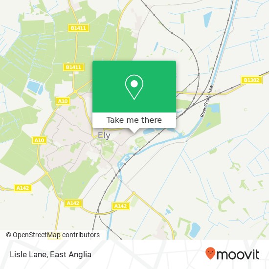 Lisle Lane map