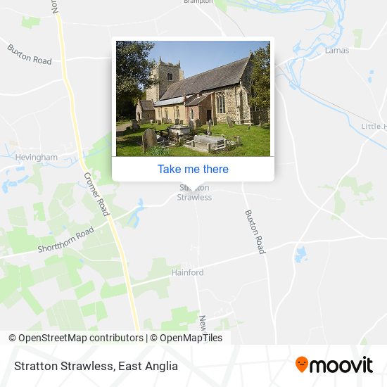 Stratton Strawless map