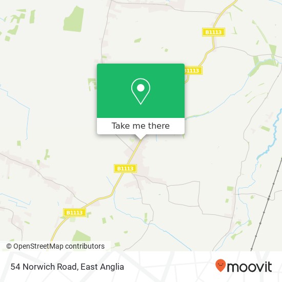 54 Norwich Road map