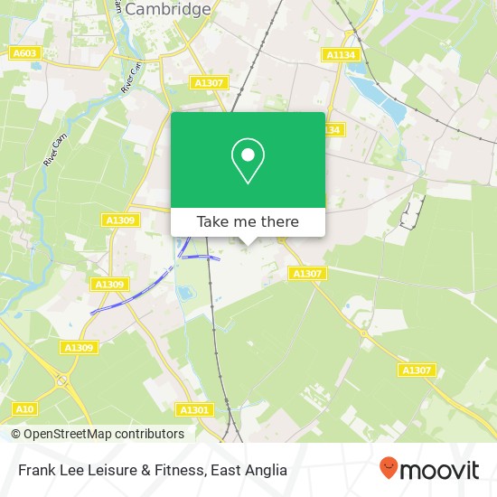 Frank Lee Leisure & Fitness map