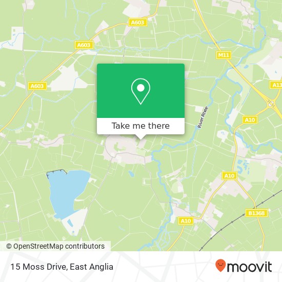 15 Moss Drive map
