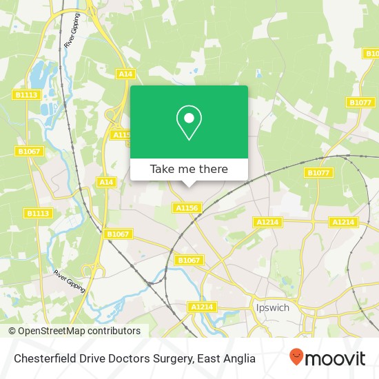 Chesterfield Drive Doctors Surgery map