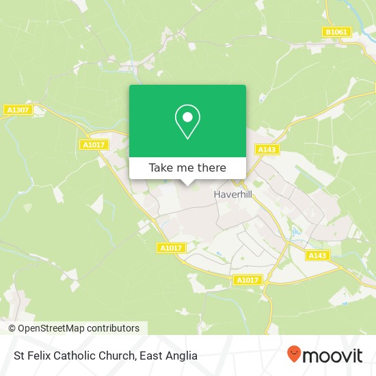 St Felix Catholic Church map