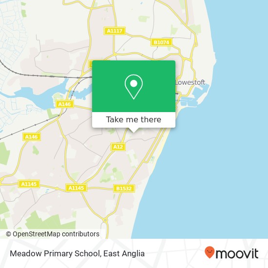 Meadow Primary School map