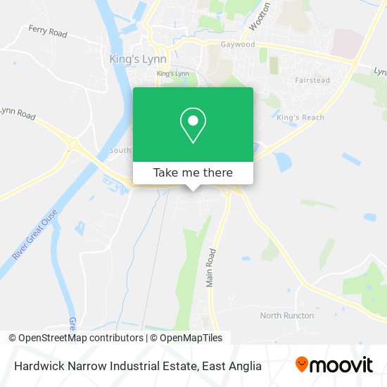 Hardwick Narrow Industrial Estate map