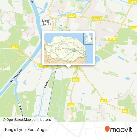 King's Lynn map