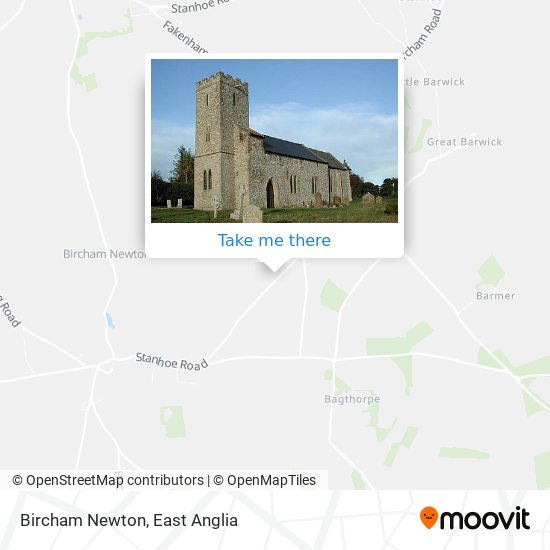 Bircham Newton map