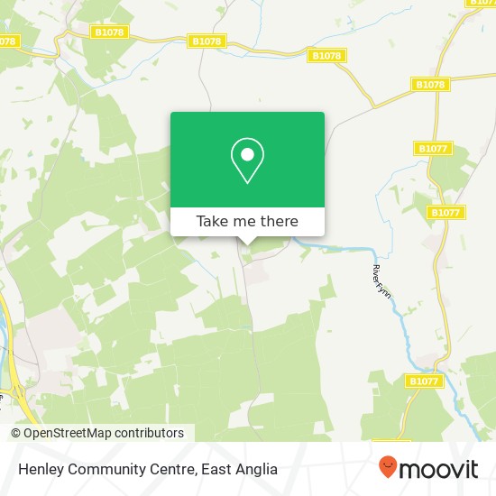 Henley Community Centre map