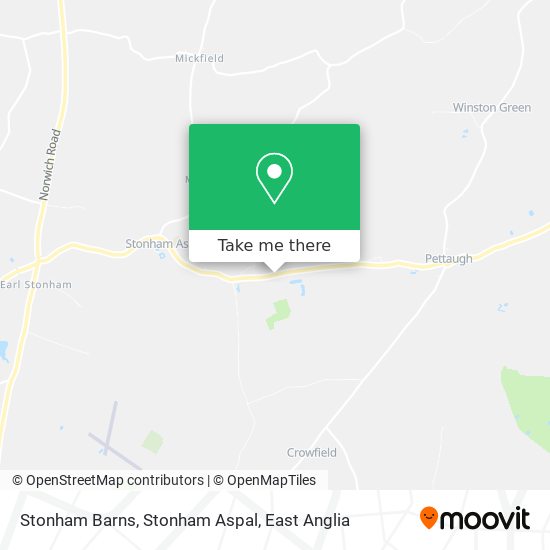 Stonham Barns, Stonham Aspal map