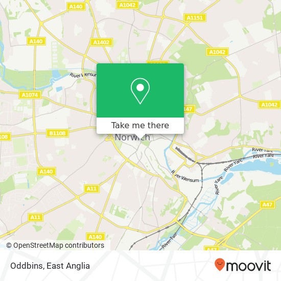 Oddbins, 5 Castle Meadow Norwich Norwich NR1 3 map