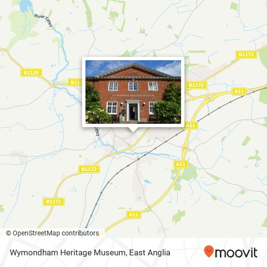 Wymondham Heritage Museum map