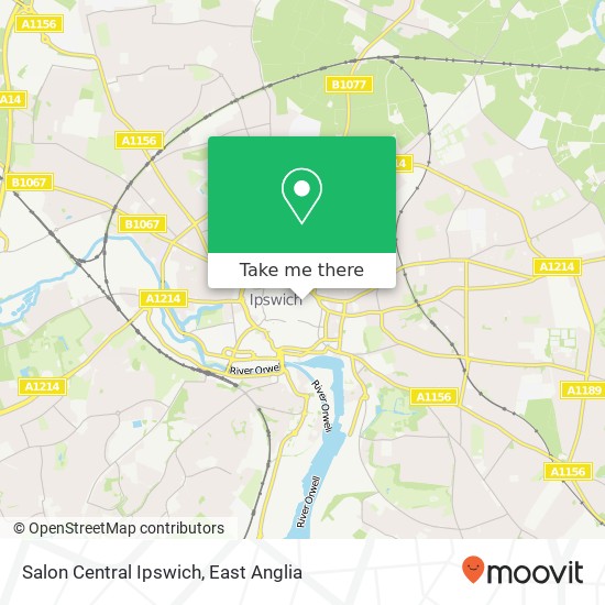 Salon Central Ipswich, 7 Carr Street Ipswich Ipswich IP4 1 map