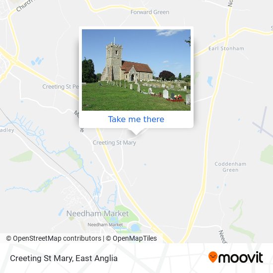 Creeting St Mary map