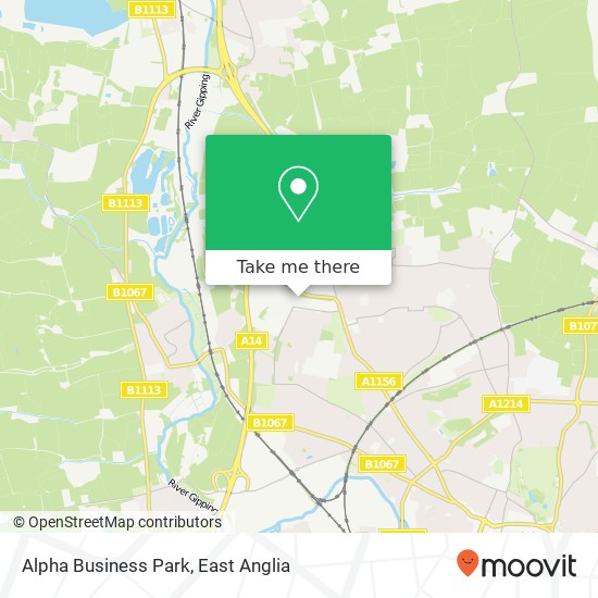 Alpha Business Park map