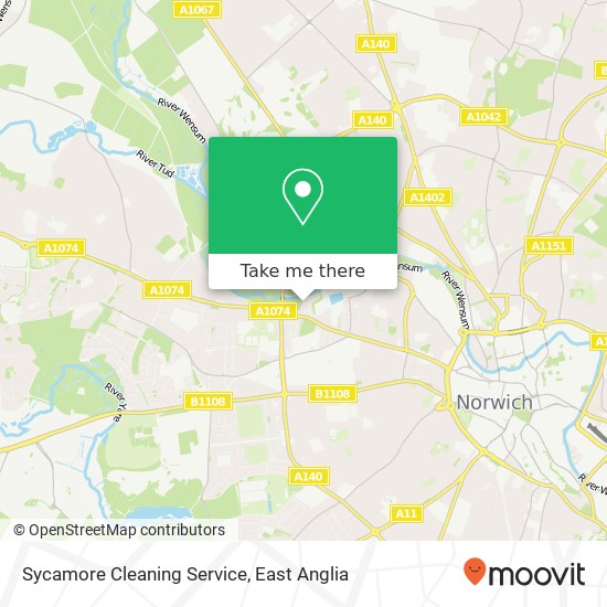 Sycamore Cleaning Service, 45 Sycamore Crescent Norwich Norwich NR2 4DQ map