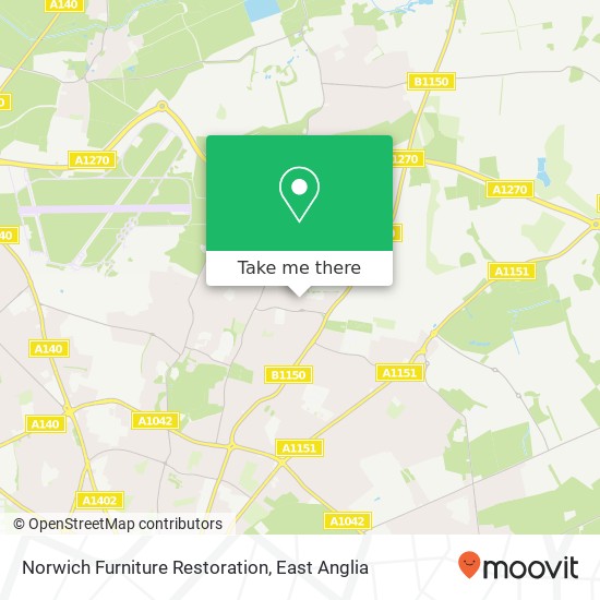 Norwich Furniture Restoration, Mountbatten Drive Old Catton Norwich NR6 7 map