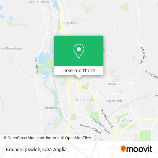 Bounce Ipswich map