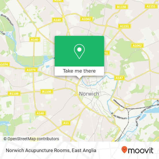 Norwich Acupuncture Rooms, Heigham Street Norwich Norwich NR2 4TE map