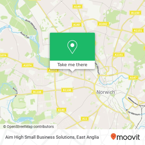 Aim High Small Business Solutions map