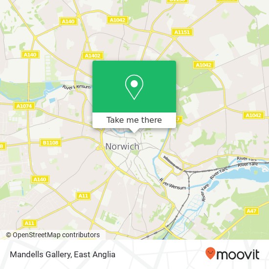 Mandells Gallery map