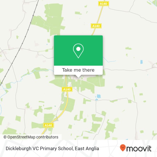 Dickleburgh VC Primary School, Harvey Lane Dickleburgh Diss IP21 4NL map
