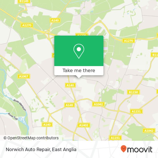 Norwich Auto Repair, Lansdowne Road Norwich Norwich NR6 6 map