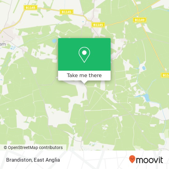 Brandiston map