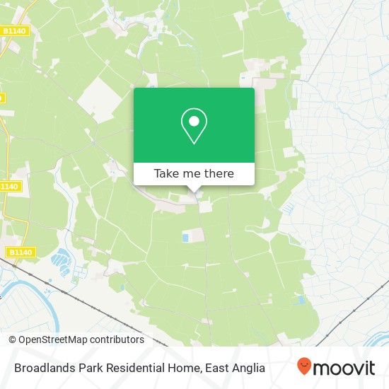 Broadlands Park Residential Home, 27 The Green Freethorpe Norwich NR13 3 map