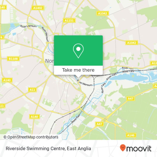 Riverside Swimming Centre, Wherry Road Norwich Norwich NR1 1 map