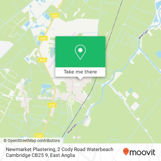Newmarket Plastering, 2 Cody Road Waterbeach Cambridge CB25 9 map